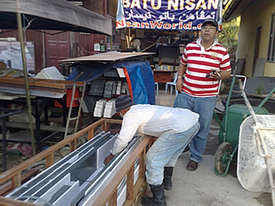 Tempahan Ukiran Hiasan Tanda Alamat